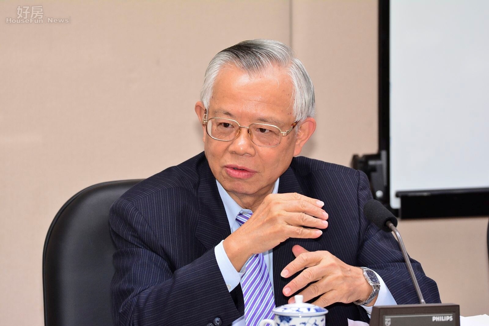 103年第二季央行理監事聯席會議,彭淮南連訪。(好房News記者 陳韋帆/攝影)