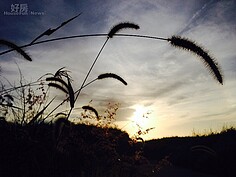 澎湖的夕陽。