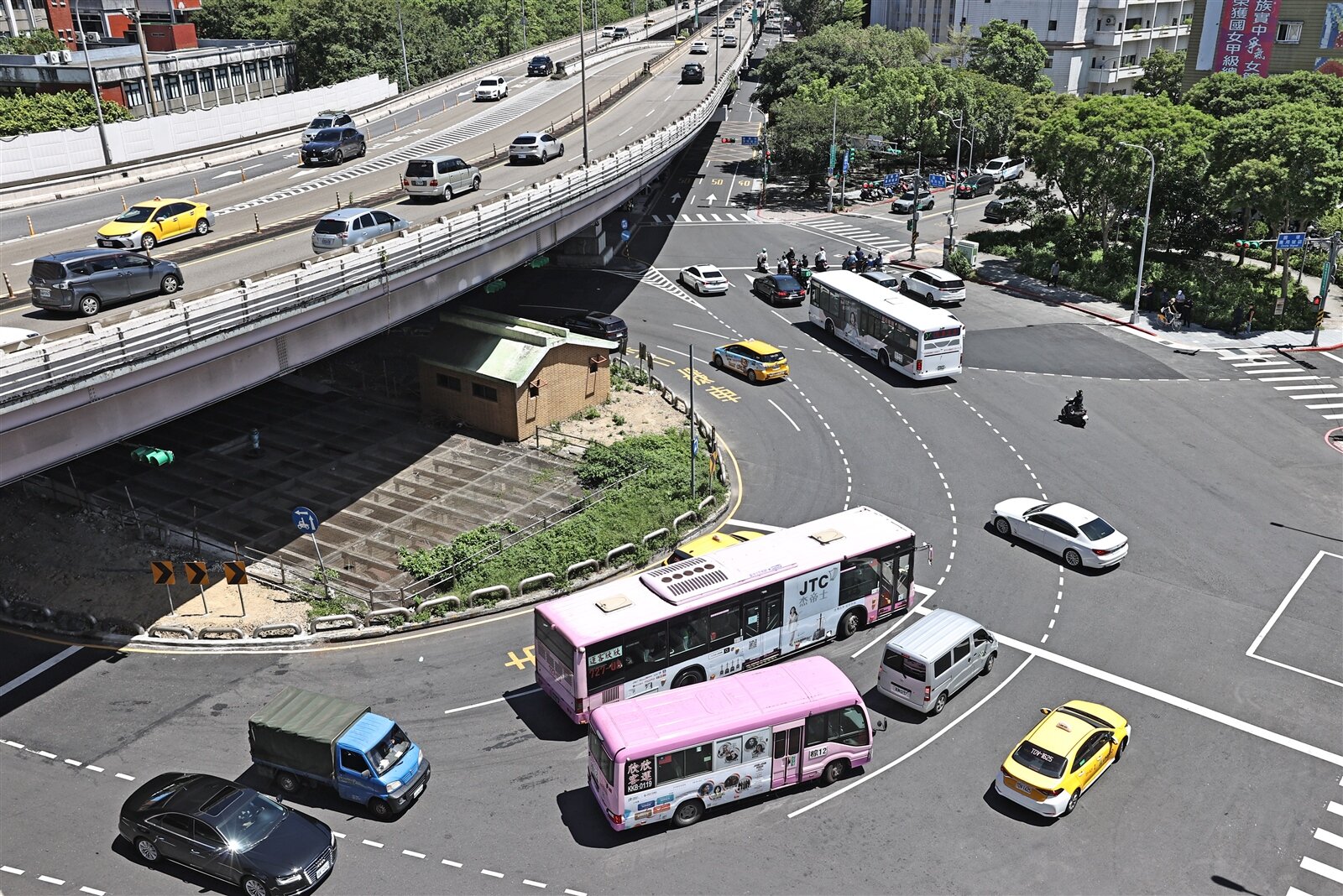 北市府9月13日起將施工拆除公館圓環。本報資料照片