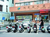 汽車格前畫機車格　格格不入