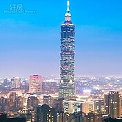 即將夜襲的台北101，格外閃亮。