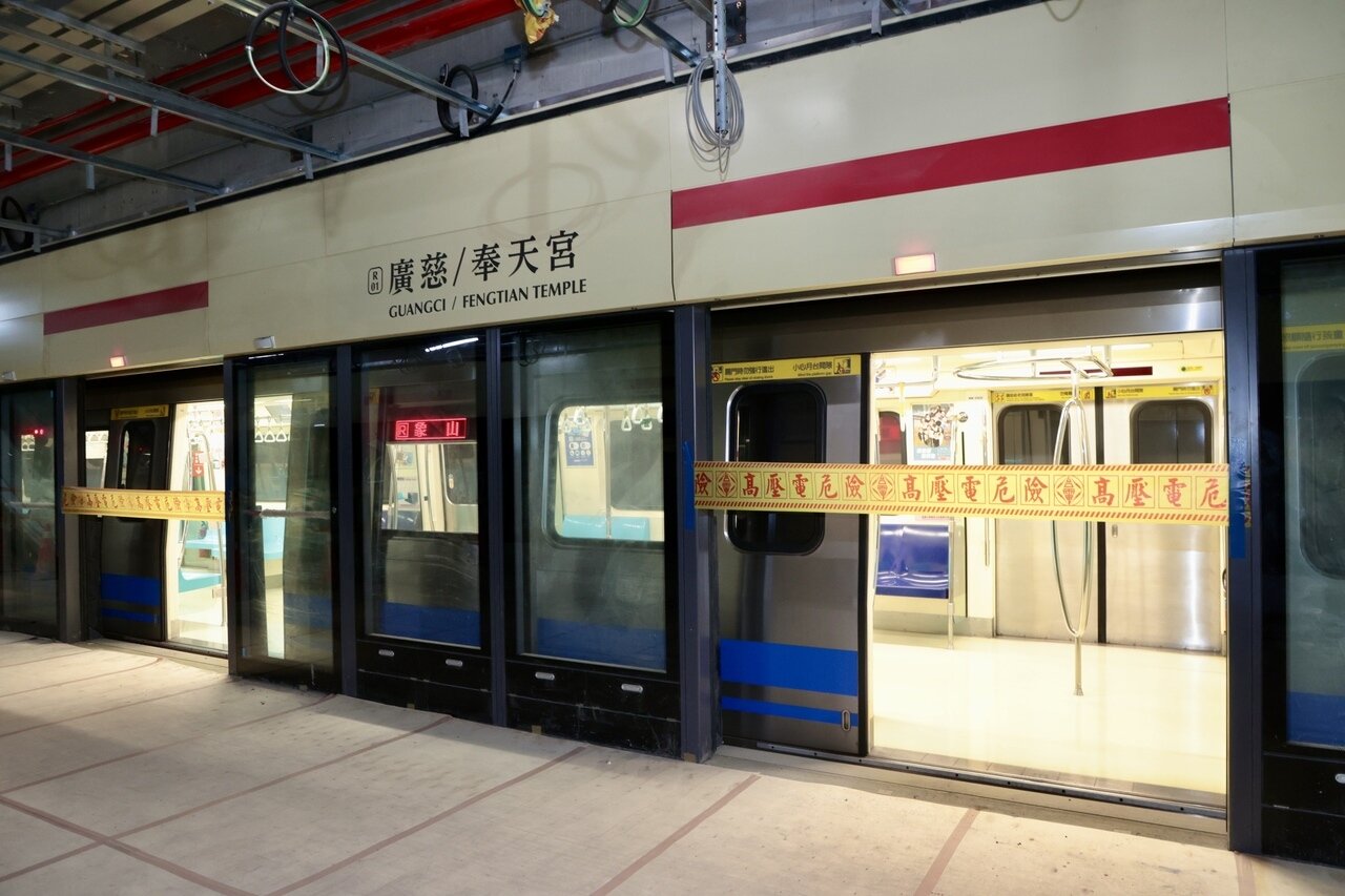 台北捷運「捷運信義線東延段」，廣慈/奉天宮站。記者黃義書／攝影 