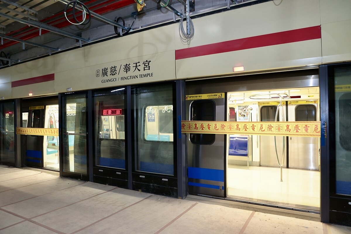 台北捷運「捷運信義線東延段」，廣慈/奉天宮站。記者黃義書／攝影 