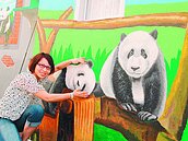 斗南請來名師　繪出3D圓仔社區