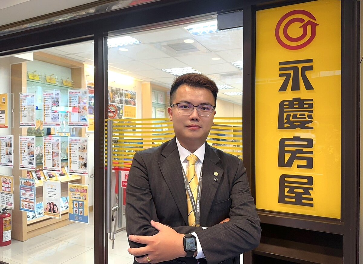 透過「i特助」,永慶房屋經紀人員林哲賢成功協助海外客戶找好房!圖/永慶房產集團提供