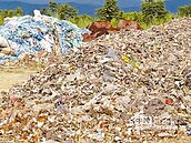 屏東竹田河堤　驚見垃圾山