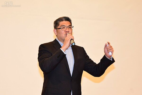 連勝文出席2014不動產仲介研討會。(好房News記者 陳韋帆/攝影)