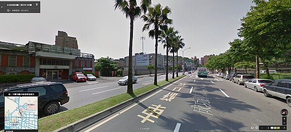 現在的內湖路2段街景照片(翻攝自Google Map)