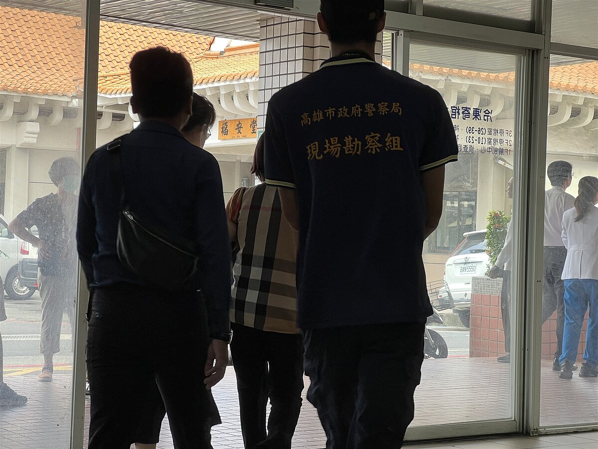 死者家屬到場協助相驗。記者張議晨／攝影
