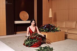 花草可以增添空間裡的品味。