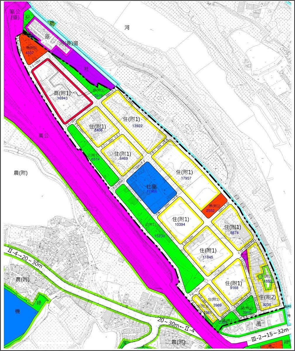 新北市地政局推動「新店碧潭大橋北側（F單元）區段徵收開發案」，預計於114年9月24日上午10時，於新店區頂城市民活動中心舉辦事業計畫公聽會暨地上物查估前說明會。圖／新北市地政局提供
