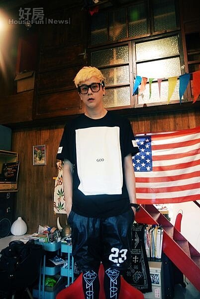 1. CIRCUS團長廖人帥喜歡搞怪，經營潮牌的辦公室也很另類。