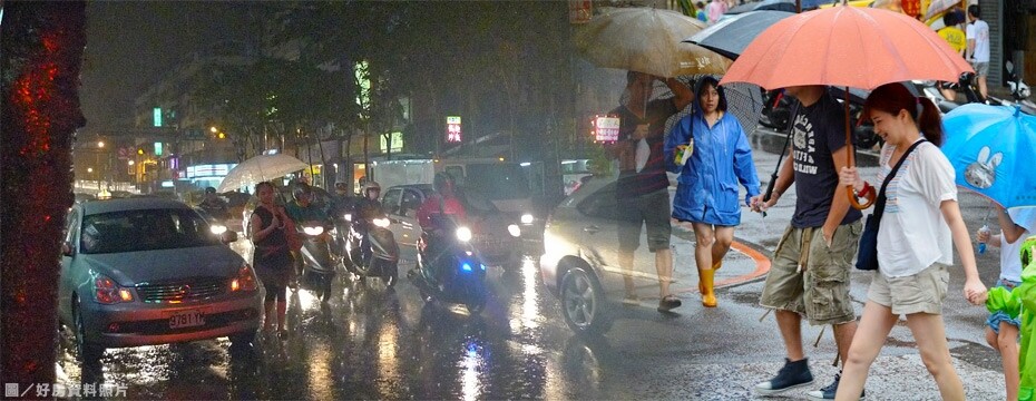 颱風 大雨（大刊頭）