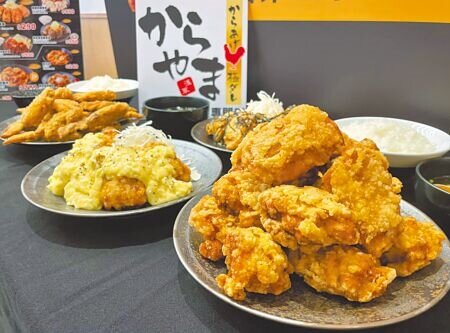 KARAYAMA東京淺草炸雞專門店在台首店座落於桃園機場第二航廈。(朱世凱攝)