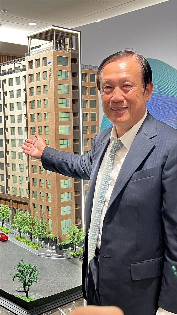 鄉林集團董事長賴正鎰3日在北投「鄉林靜岡」開案記者會中表示,只要北市府居中協調買賣雙方各退一步、輝達進駐北士科就能拍板、成就美事,看好全案一個月就能確定。圖/陳美玲攝影
