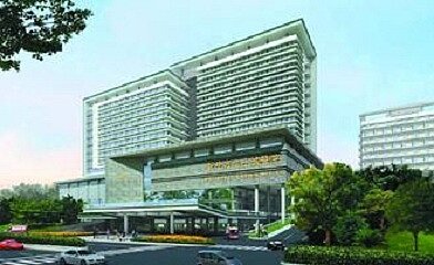 「市立土城醫院BOT案」已完成簽約,由長庚醫院醫療集團興建經營,預計2020年7月前完工,圖為土城醫院模擬圖。
記者楊正海/翻攝