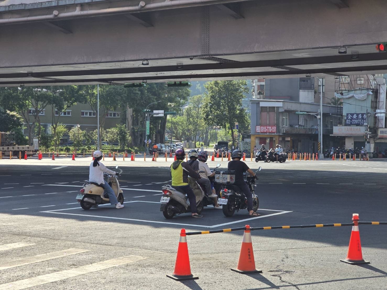 公館圓環已改為正交路口並開放通車。記者邱書昱／攝影 