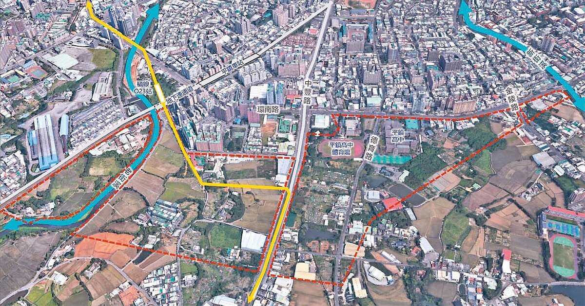 桃園市平鎮規畫新設南區藝文中心,預計2033年取得用地,完工還要再等7至8年,遭質疑宛如「海市蜃樓」。圖/桃園市府提供