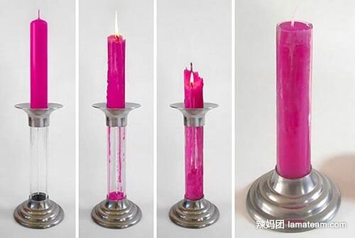 重複使用的蠟燭