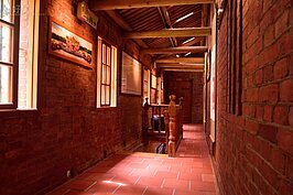 一樓後方走廊現況。