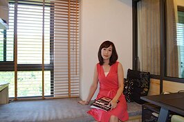 書房裡還設計了小臥舖，王薇最愛在這裡看書。