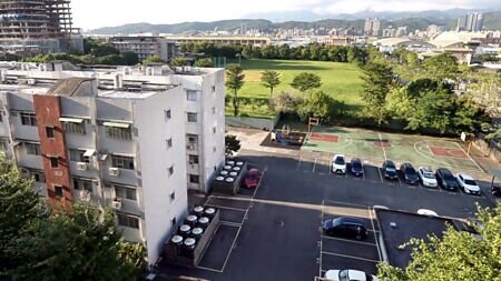 輝達在台總部選址,位於民生社區的「松南營區」成新備案。圖∕范揚光