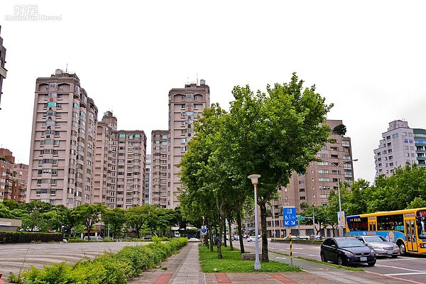 大直住宅區街景。(好房News記者 陳韋帆/攝影)