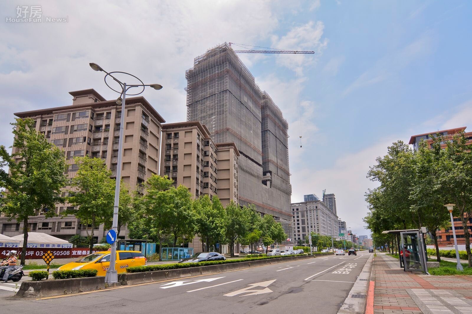 大直住宅區街景。(好房News記者 陳韋帆/攝影)