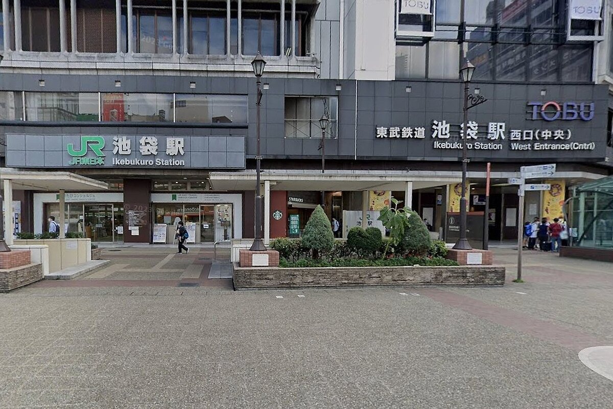 池袋車站像個大迷宮,常讓外地人不知所措。 圖/擷自Google地圖