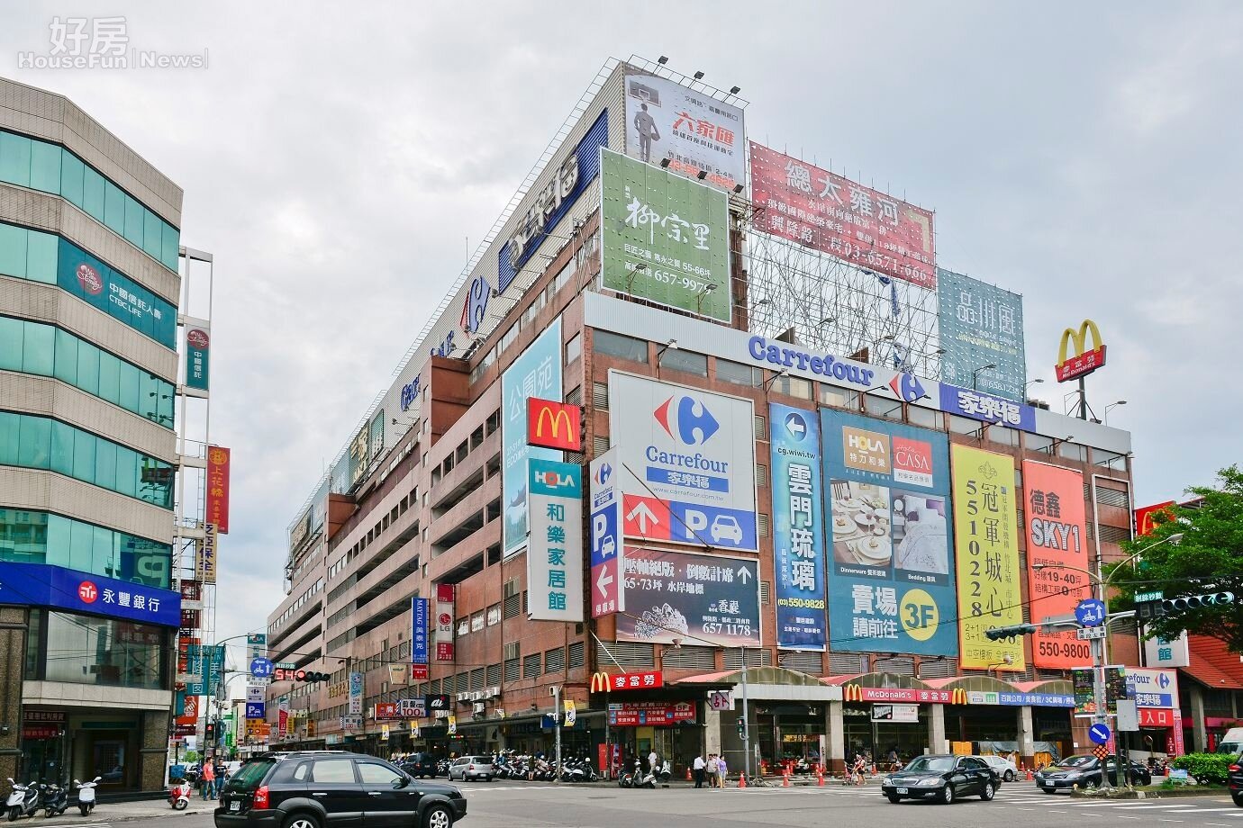 新竹縣光明商圈街景。(好房News記者 陳韋帆/攝影)