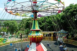 繞圈圈的噴射座椅，是許多人首度體驗離心力的地方。