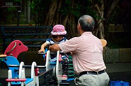 在此不時可看到天倫樂的畫面。