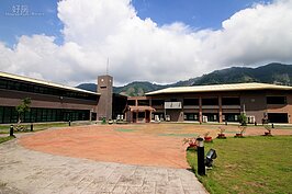 新落成的平埔族文物館，未來將以平埔文化展示為主，另也
當成當地居民的活動中心。