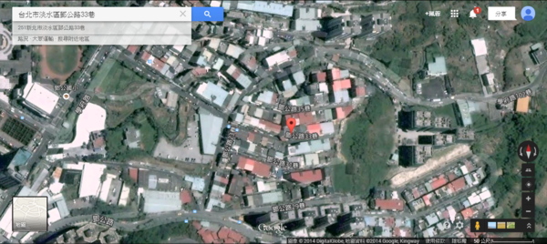 淡水鄧公路33巷及35巷(翻攝自Google Map)