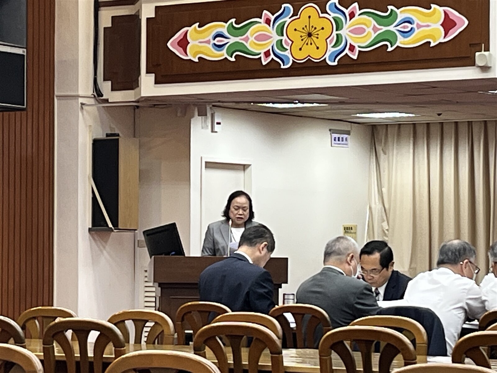 主計總處主計長陳淑姿15日向立法院財委會進行業務報告。記者洪安怡／攝影 