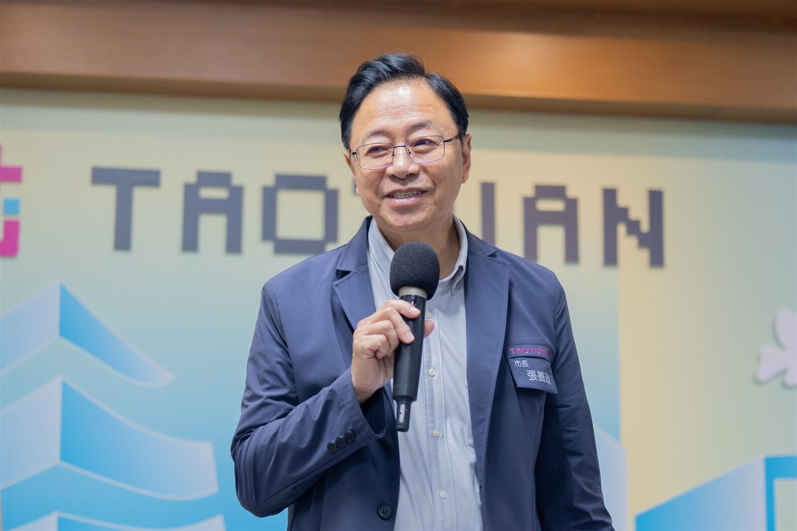 張善政談到,經市府團隊與居民多年共同努力,桃園航空城施工黑暗期即將過去。圖:市府提供