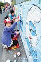 百人彩繪　北崙老街變美巷