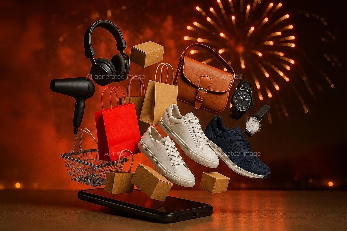 購物示意圖。圖/AI生成