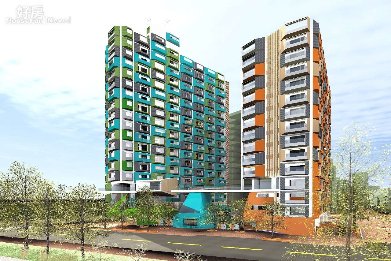 健康公營住宅。(台北市都發局提供)