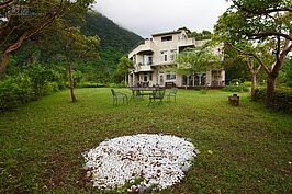 大片的草皮，不僅是陽光佈居舉辦活動的場所，也是許多毛小孩最喜歡奔跑的地方。