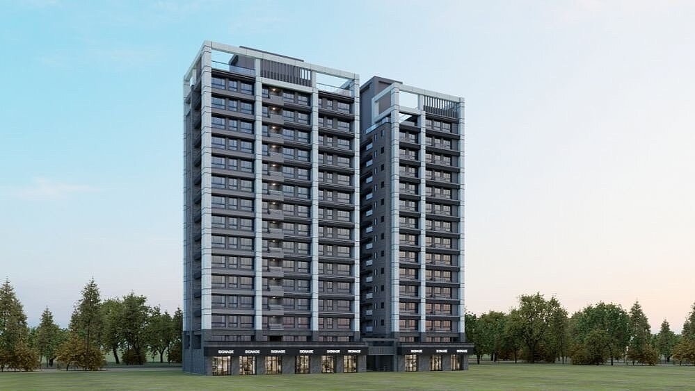 新北市新莊區「中美公寓都市更新案」18日舉行開工動土典禮,展現新北市政府、新北住都中心輔導都更的公私協力成果。圖/新北市住都中心提供