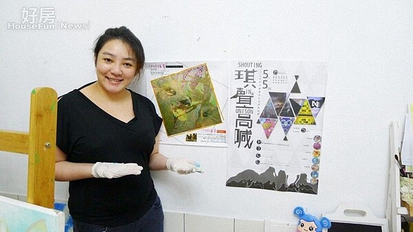 
5.凌葳葳以本名「謝伊琪」重新出發，找回自己潛藏以久的繪畫天分。