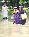 豪雨炸災區　地基陷、民宅淹