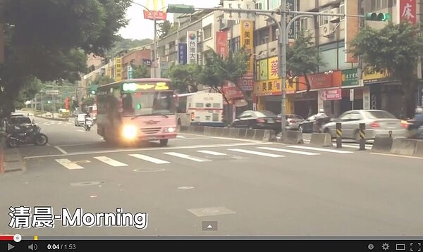 由大直高中學生團體「正直青年」所拍的微電影「台北市民真實的一天」, 一開始的地點並不在市中心的大安區,而是相對較遠離市中心的大直。(翻攝自Youtube)