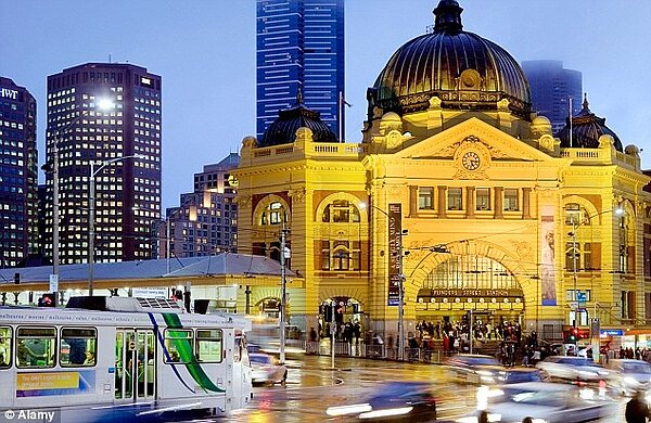 墨爾本在評比拿到97.5的高分,被列為最適合居住的城市之首。(截取自英國每日郵報)