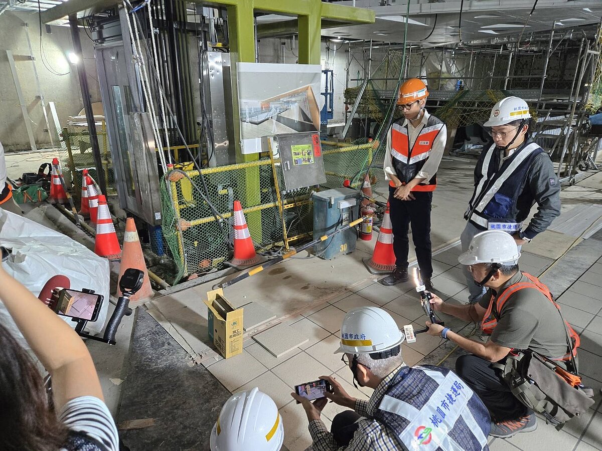 鏡週刊爆料桃捷工程使用大陸材料,捷工局嚴正駁斥報導內容惡意曲解。圖/讀者提供