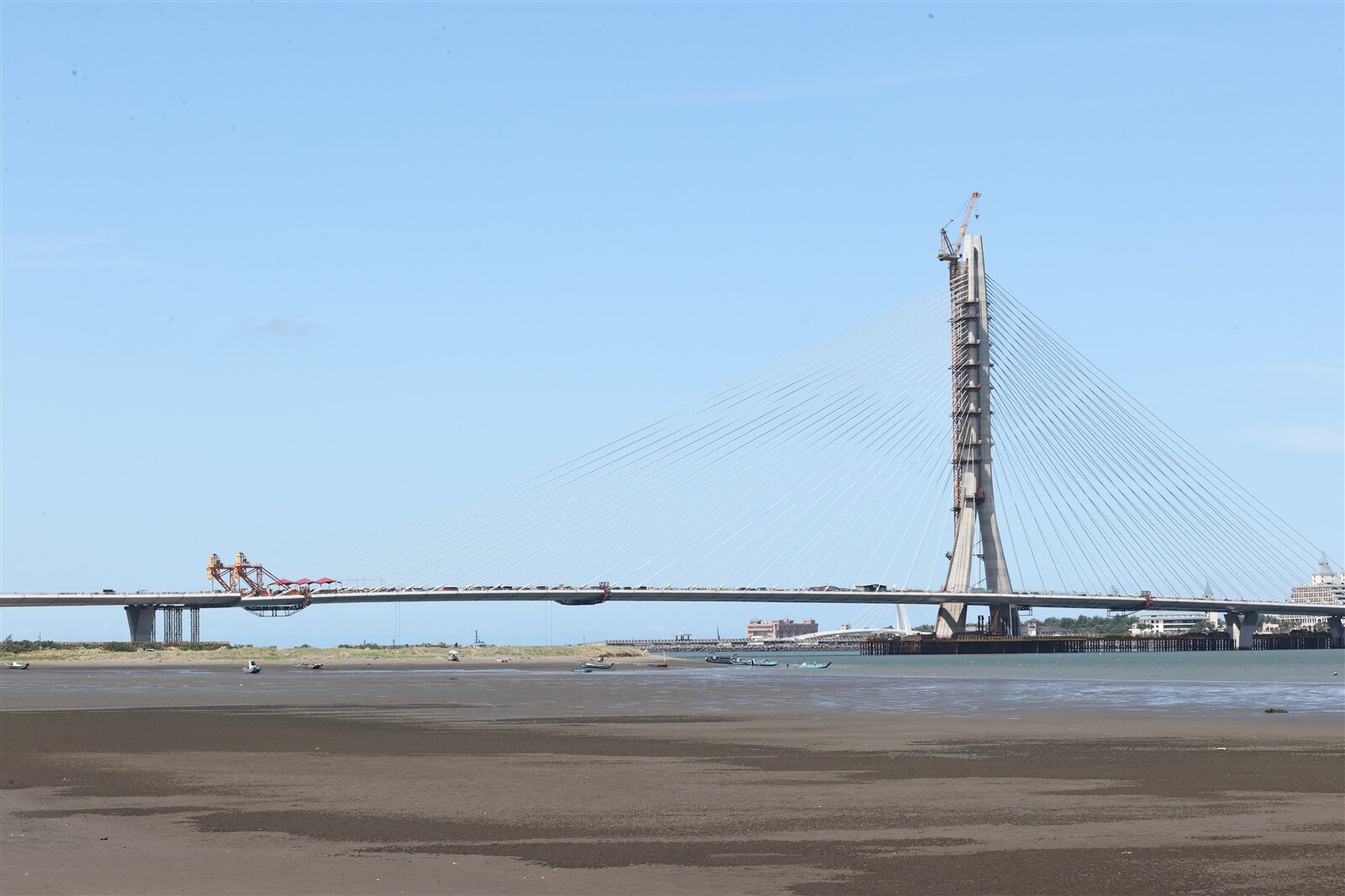 淡江大橋預計明年5月通車。圖／聯合報系資料照片 