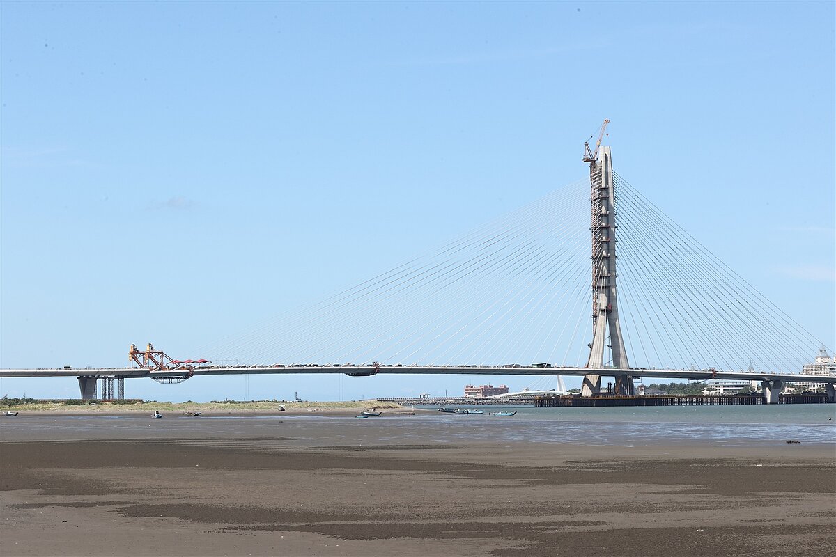 淡江大橋預計明年5月通車。圖／聯合報系資料照片 