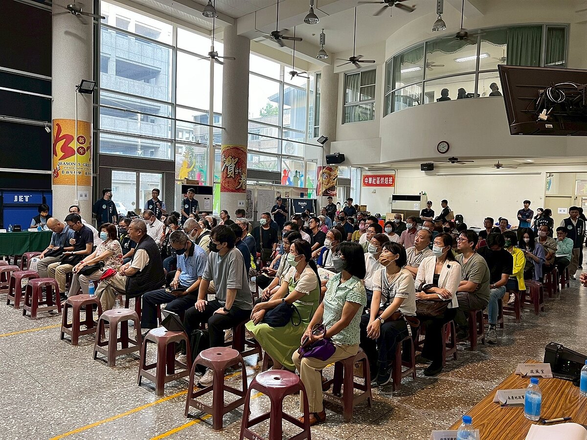 台南市永康區二王市地重劃4場說明會完成，地主多數表達支持。圖／台南市地政局提供