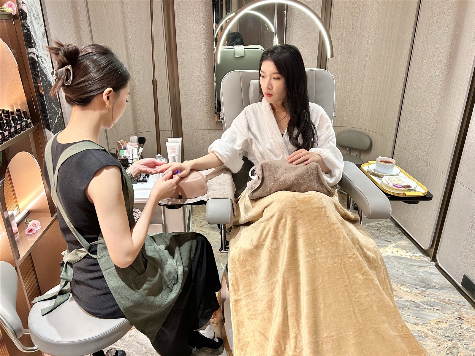 美容、美體、美髮、美甲、美睫等服務,讓住戶在家即可享受五星級尊榮體驗。記者宋健生/攝影